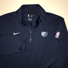 Men’s Nike Memphis Grizzlies 1/4 Zip Pullover-Size 2X (Navy
