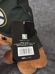 Green Bay Packers Teddy Bear Plush Good Stuff/NFL.com 14 Inches Tall