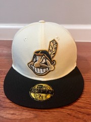 Cleveland Indians Chief Wahoo 1954 All Star Game New Ear 59Fitfy Fitted – White