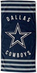 Northwest NFL Dallas Cowboys Unisex-Adult Beach Towel, 30″ x 60″, Stripes