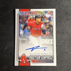KRISTIAN CAMPBELL Auto Future Stars 2026 Topps Series 1 Baseball #125
