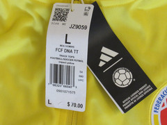 adidas Colombia FCF FIFA World Cup DNA Team Soccer Track Jacket size Men’s Large