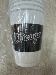 Chicago White Sox 16 oz Plastic Cups 25 Cups NEW