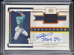 2023 Panini National Treasures Baseball Harry Ford Rookie Auto /25 Inscribed