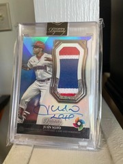 JUAN SOTO 2023 TOPPS DYNASTY BASEBALL WBC GAME-WORN JERSEY PATCH AUTO /10 $$$