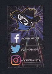 Quad Cities River Bandits Business Card Davenport Iowa Royals Affiliate Midwest