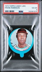 1973 Topps Candy Lids #NNO Frank Robinson PSA 4 California Angels