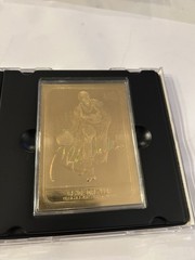 FLEER NBA Basketball 23kt Gold #104 Clyde Drexler Foil Signature Rare Mint