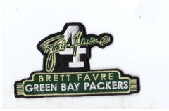 New 2 3/8 x 4 1/8″ Brett Favre Packers Iron on Patch Free Ship