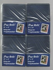 100 TOP LOAD CARD HOLDERS PLUS 100 SUPER CLEAR SOFT SLEEVES TOPLOADERS PROSAFE