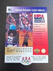 1996 UPPER DECK ANFERNEE PENNY HARDAWAY TEAM USA #AH-4 USA BASKETBALL RECORD