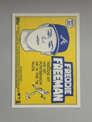 Freddie Freeman 2019 Topps Heritage Atlanta Braves #362 O188
