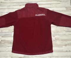 Alabama Crimson Tide Jacket Zip Up Fleece Kids Youth 10-12 Medium Pockets NCAA