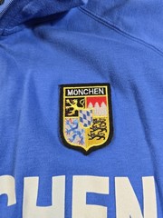 Munchen Unknown CC Men’s Blue Full-Zip Track Jacket with Patch Germany Size L
