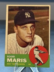 ROGER MARIS 1963 Topps Baseball Card #120 NY Yankees VG