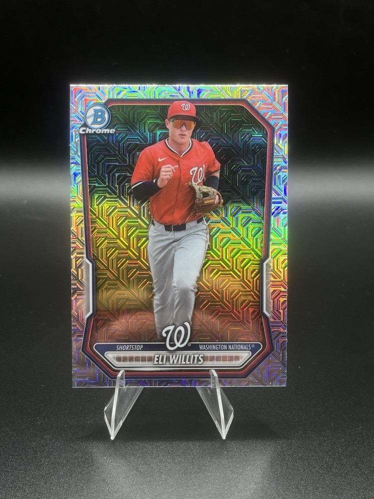 2026 Bowman Chrome Eli Willits Mega Box Mojo Refractor #BCP-95 – Nationals
