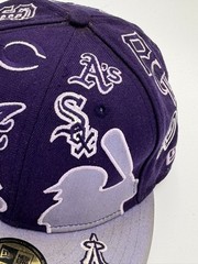 New Era 59FIFTY MLB “Batter Up” “All Over” Team Logos Cap, Fitted Size: 7 1/8