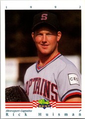 Rick Huisman 1992 Classic Best #255 Shreveport Captains