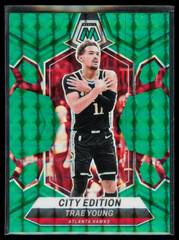 2023-24 Panini Mosaic – Trae Young #274 Green Mosaic