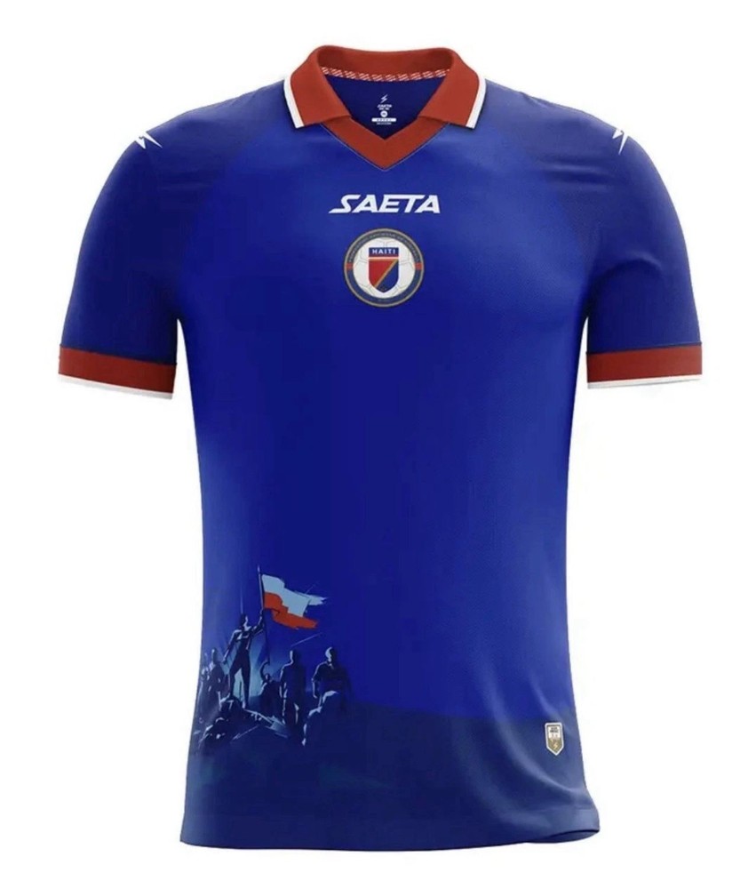 Haiti 2026 World Cup Soccer Jersey Fan Edition Blue Size XL
