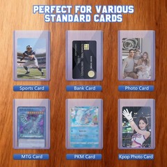 20 Top Loader Thick Card Load Holder Storage for Trading Cards Sports Sleeves
