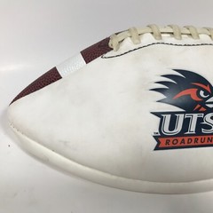 UTSA Roadrunners Official Size Inflatable 13lbs Adidas Brown And White Football