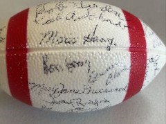 Lot Of University Of Nebraska Sports Items Football & Golf Vintage Unknown Names