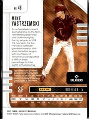 2021 Panini Absolute #46 Mike Yastrzemski Holo Silver #/199