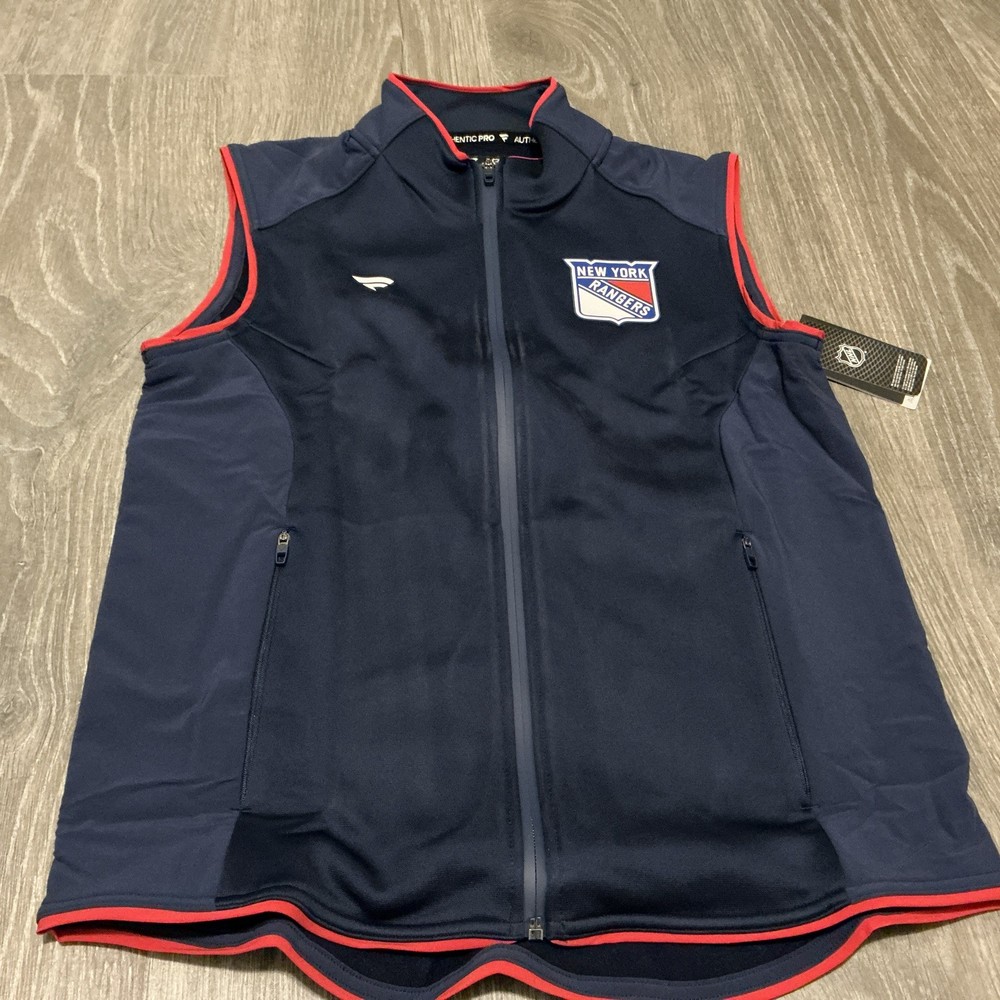 Fanatics New York Rangers Authentic Pro Vest Jacket Men’s Size: Medium NWT