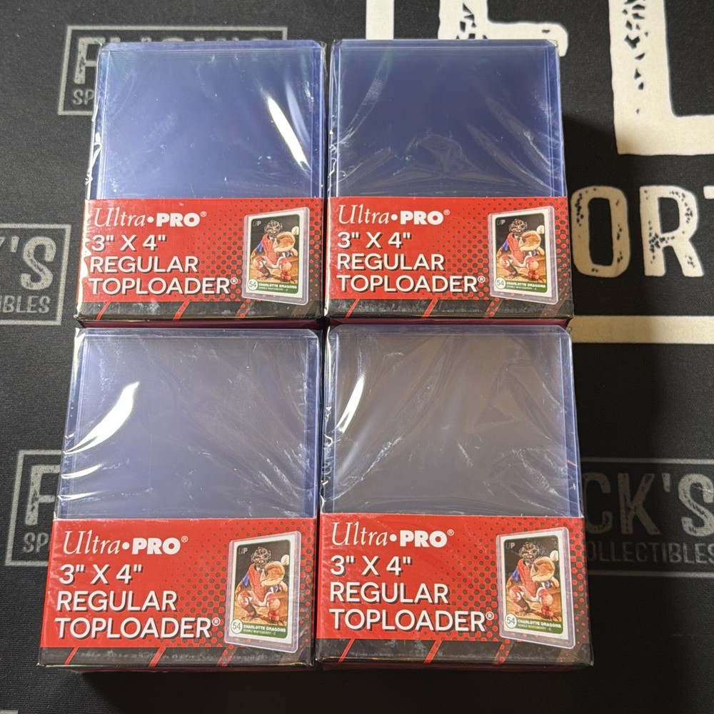 Ultra Pro Top Loaders Regular 35pt 3×4 Toploaders 100ct