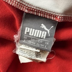 Scuderia Ferrari Team Shirt Mens Large Red Puma Formula 1 F1 Racing Long Sleeve
