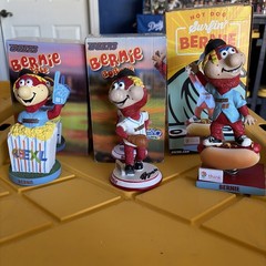 Bernie Mascot Bobbleheads , Lot of 3 , San Bernardino 66’s