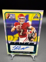 2021 Leaf Pro Set Power – Base Autographs Spencer Rattler #BA-SR1 Platinum AUTO
