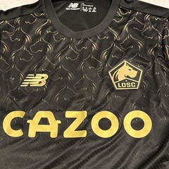2022-23 New Balance Men’s Lille OSC LOSC Black Third Soccer Jersey Large L