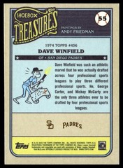 2025 Topps Shoebox Treasures 1974 Dave Winfield San Diego Padres #55