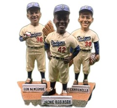 2013 Jackie Robinson Don Newcombe Roy Campanella Statue new SGA NOT a Bobblehead