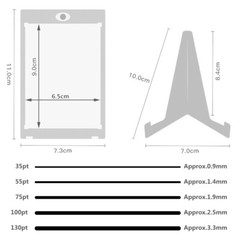 35-360PT Magnetic Trading Sports Card Holders Protector One-Touch Display Case