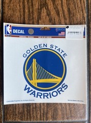 Golden State Warriors 4 1/2 X 5 1/2 Inch NBA Die-Cut Decal Sticker Wincraft