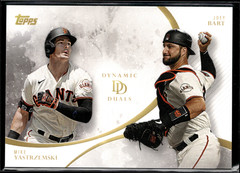Topps Dynamic Duals Baseball Base Card 22 Mike Yastrzemski / Joey Bart – PR: N/A