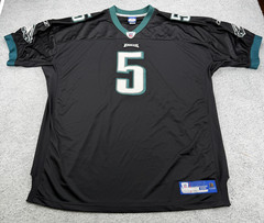 Philadelphia Eagles Jersey Mens 58 Black NFL Football Donovan McNabb #5 Reebok