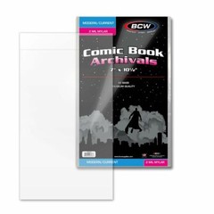 100 – Archivals Modern / Current 2-Mil Mylar Polyester Comic Book Bags by BCW!