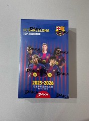 2025-26 DAKA TOP AUDIENCE Soccer Collection Card FC Barcelona Team Box Sealed