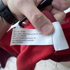 Nike Canada National Team 2024 Men’s Home Stadium Red Jersey – (P35337) Sz:L