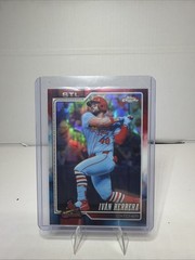 2026 Topps Chrome Ivan Herrera Red White & Blue Refractor #82 Cardinals