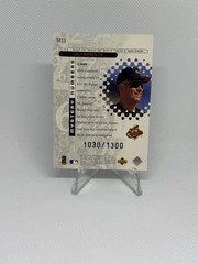 1999 Upper Deck Black Diamond – Mystery Numbers Cal Ripken #M13 /1300