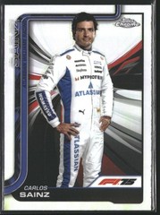 2025 Topps Chrome Formula 1 – F1 Portrait – Carlos Sainz #18 Refractor