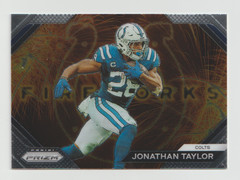2023 Panini Prizm Fireworks #16 Jonathan Taylor – Indianapolis Colts