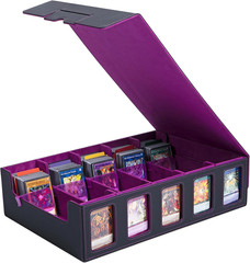 Trading Card Storage Box with Commander Display, 5-Row Deck Case (4000+ Cards),