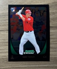 2013 Bowman Chrome Mike Trout RC Los Angeles Angels #175