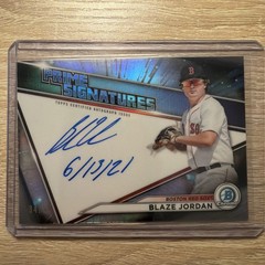 2021 Bowman Chrome BLAZE JORDAN Prime Signatures Auto Refractor /50 #PCS-BJ